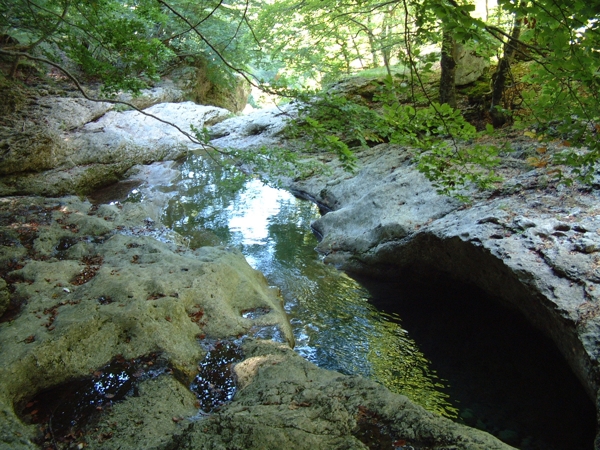 La luce gioca con l''acqua